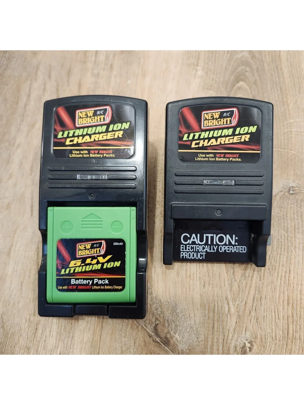 New Bright R/C Lithium-Ion Battery & Charger 6.4v 9.6v For Parts/Repair
